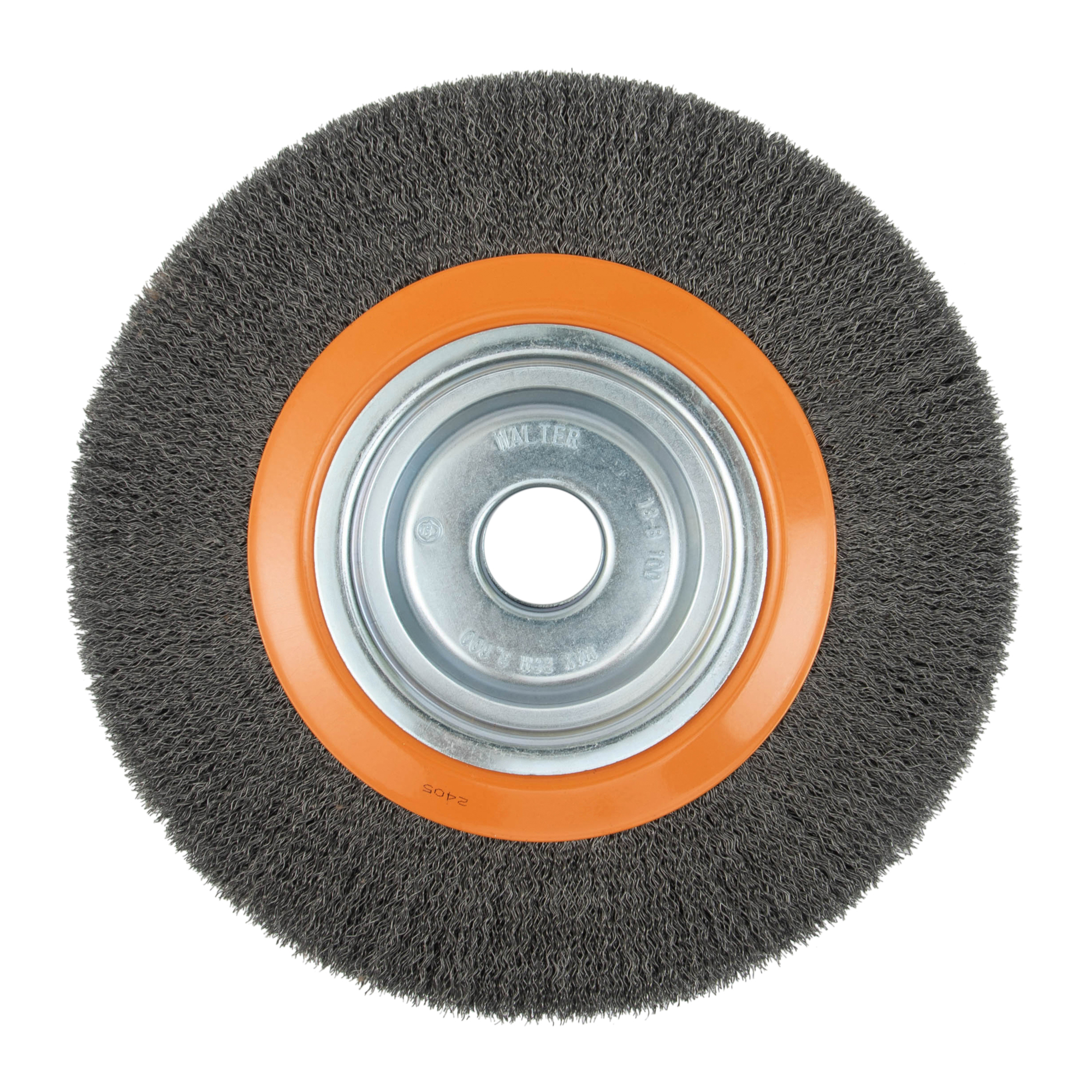 Walter Bench Grinder Brush — 10in., Industrial Quality Wire, Oil Hardened Steel, Model# 13B100